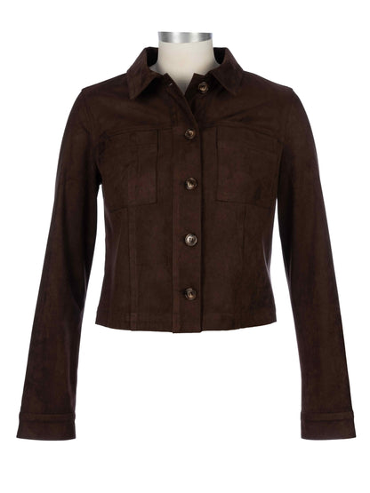 Kut from the Kloth Matilda Crop Trucker Jacket W/ Patch Pockets