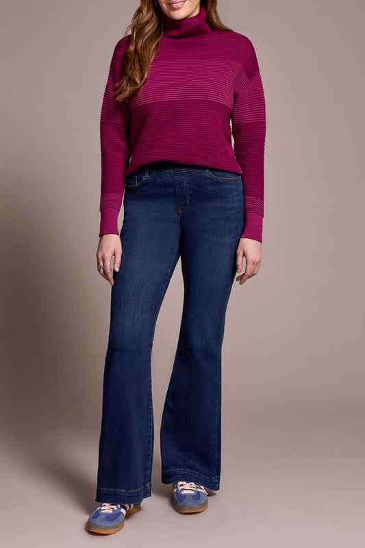 Tribal Boundless Audrey Pull On Flare Jean