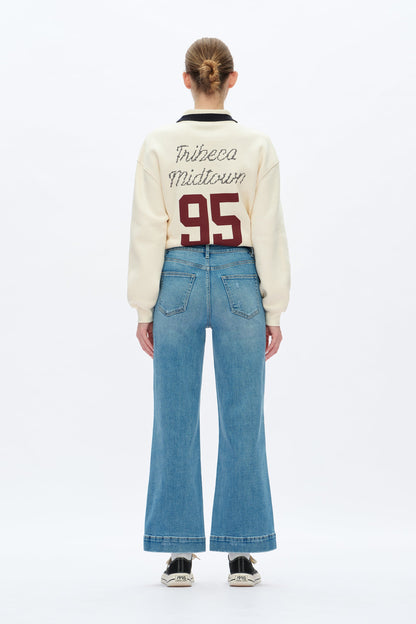 Bayeas High Rise Wide Leg W/ Patch Pockets