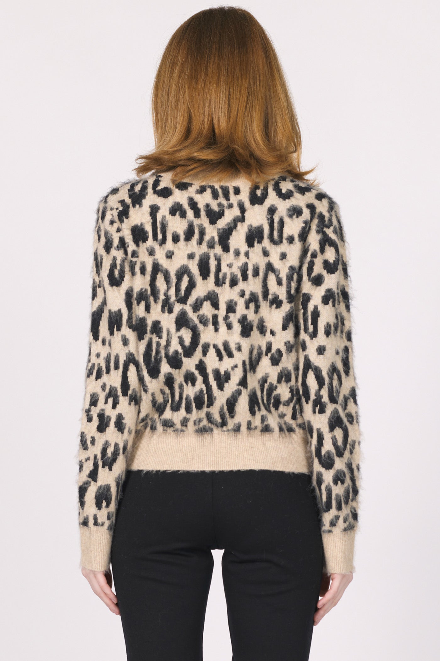 Another Love Mina Leopard Print Sweater