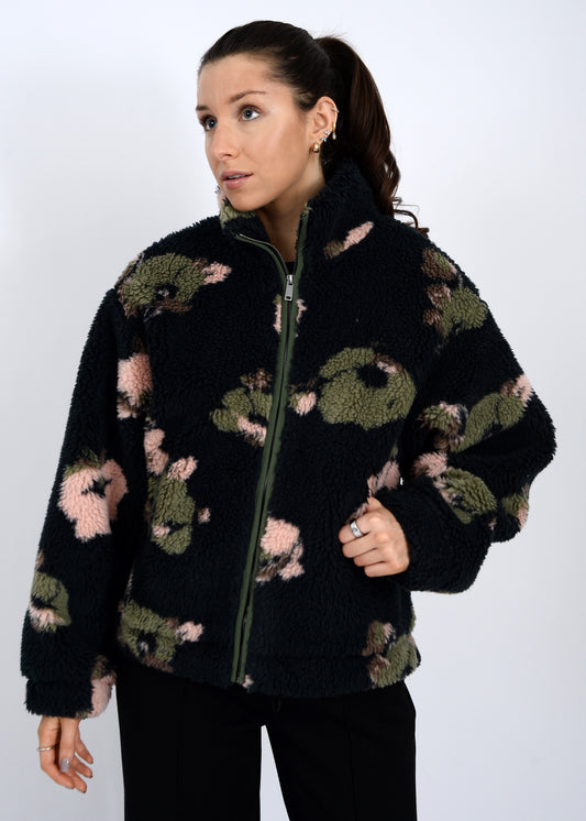 RD Style Whistler Sherpa Zip Front Jacket
