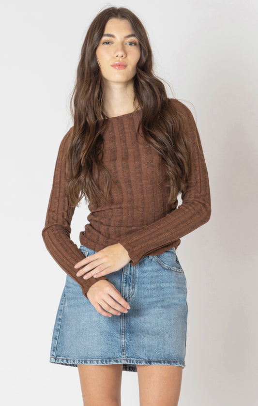 Dex Wide Ribbed Top