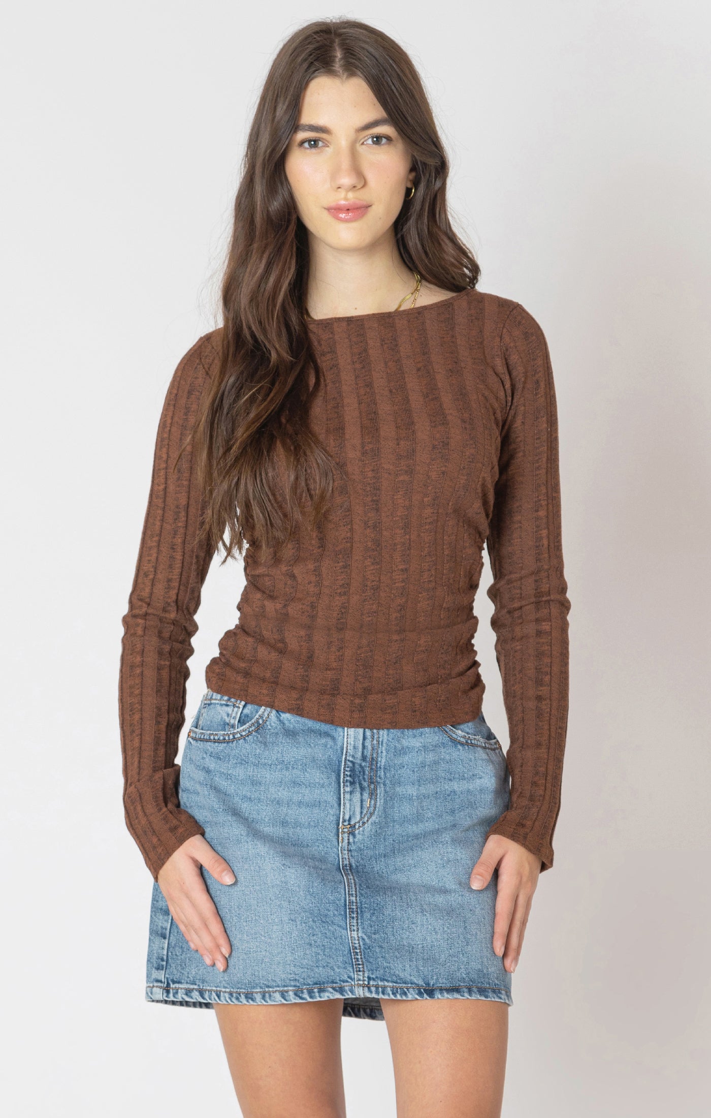 Dex Wide Ribbed Top