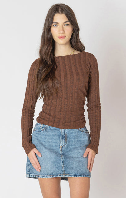 Dex Wide Ribbed Top