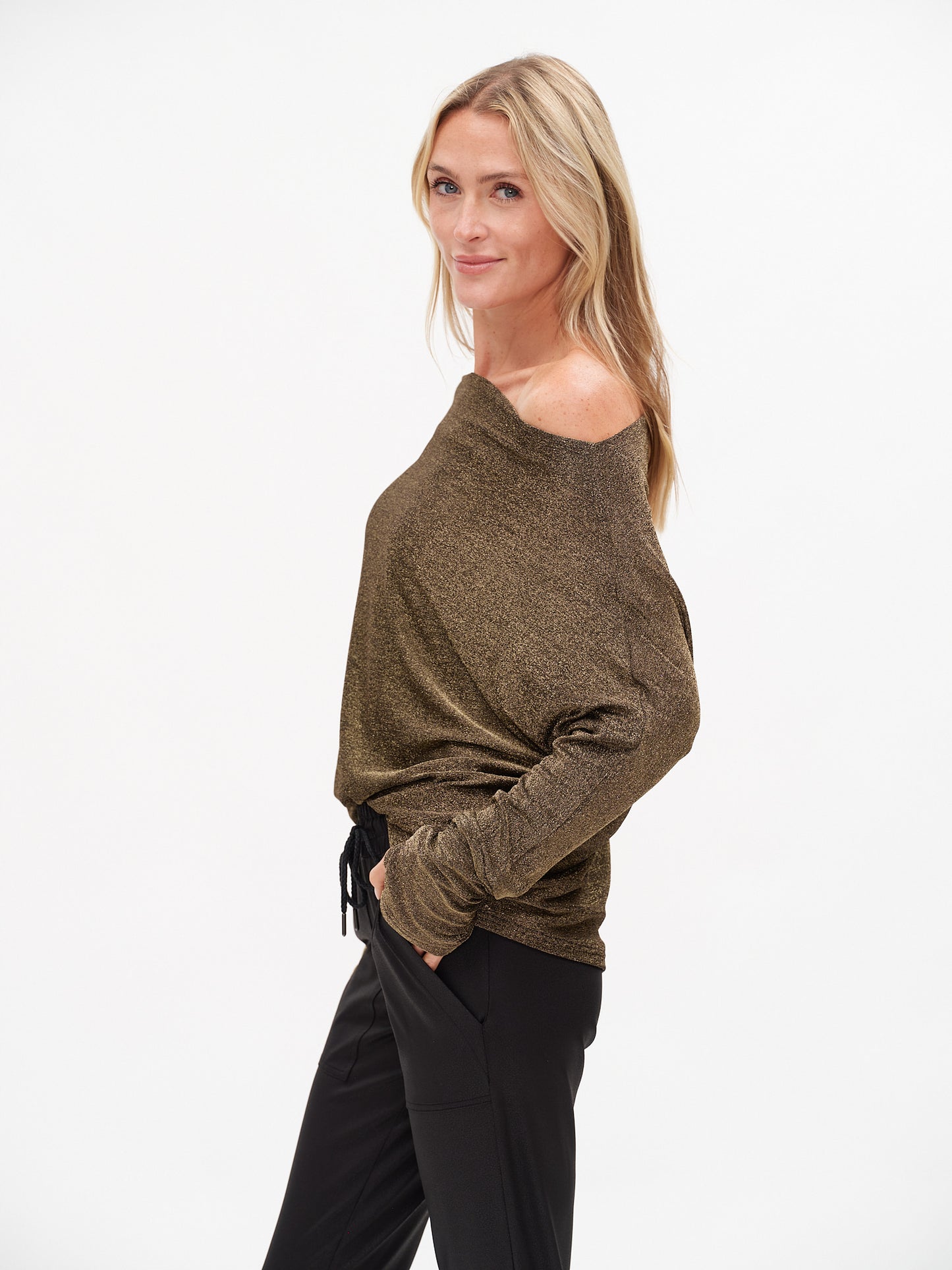 Six Fifty Lurex Anywhere Top