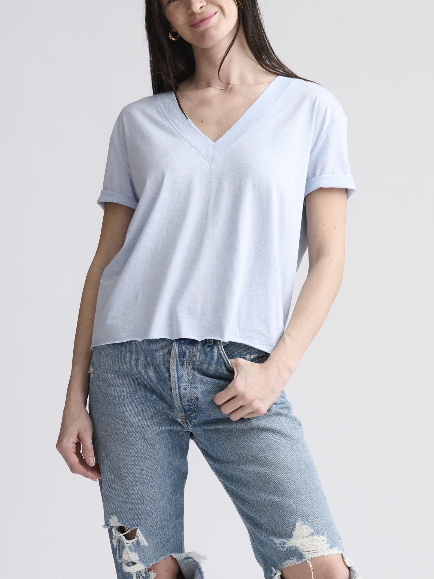 Splendid Kacey V Neck Tee