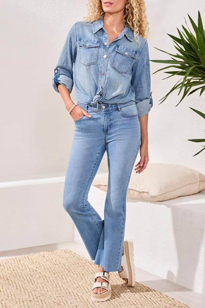 Tribal Audrey Flare Jeans