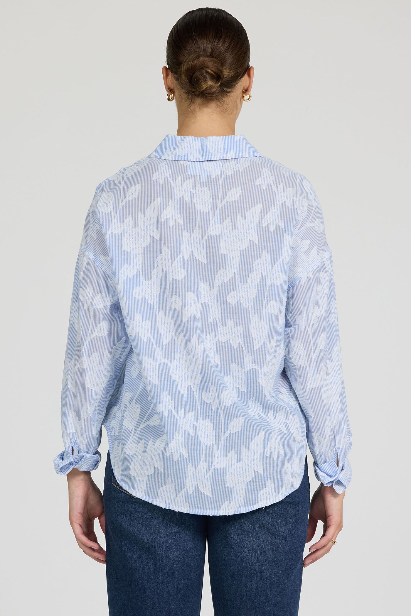 Dear John Adrianna Burnout Blouse