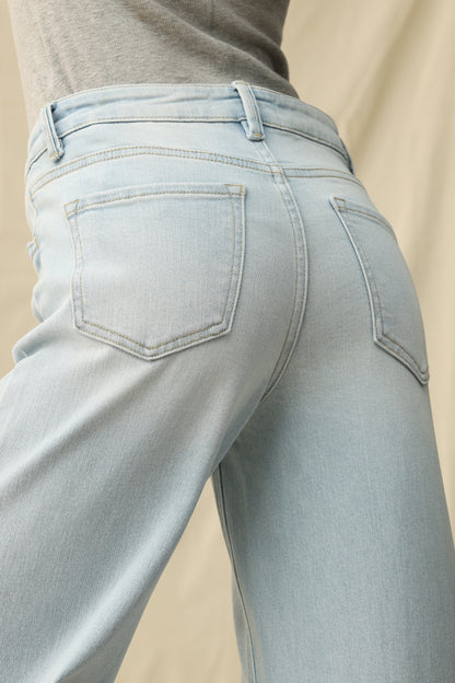 Bayeas Mid Rise Wide Leg