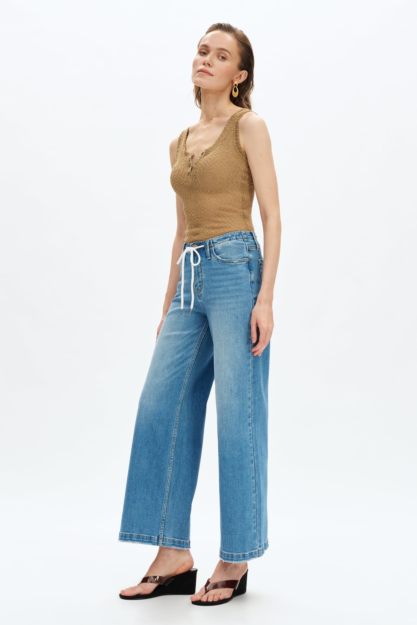 Bayeas Zephyrine Mid Rise Wide Leg