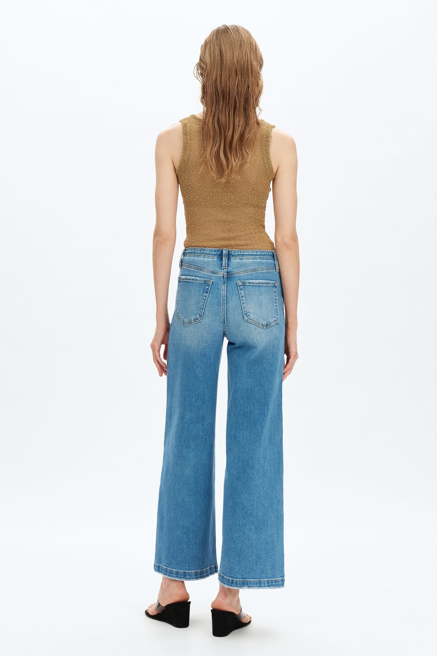 Bayeas Zephyrine Mid Rise Wide Leg