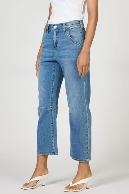 Dear John Lasso High Rise Barrel Jean