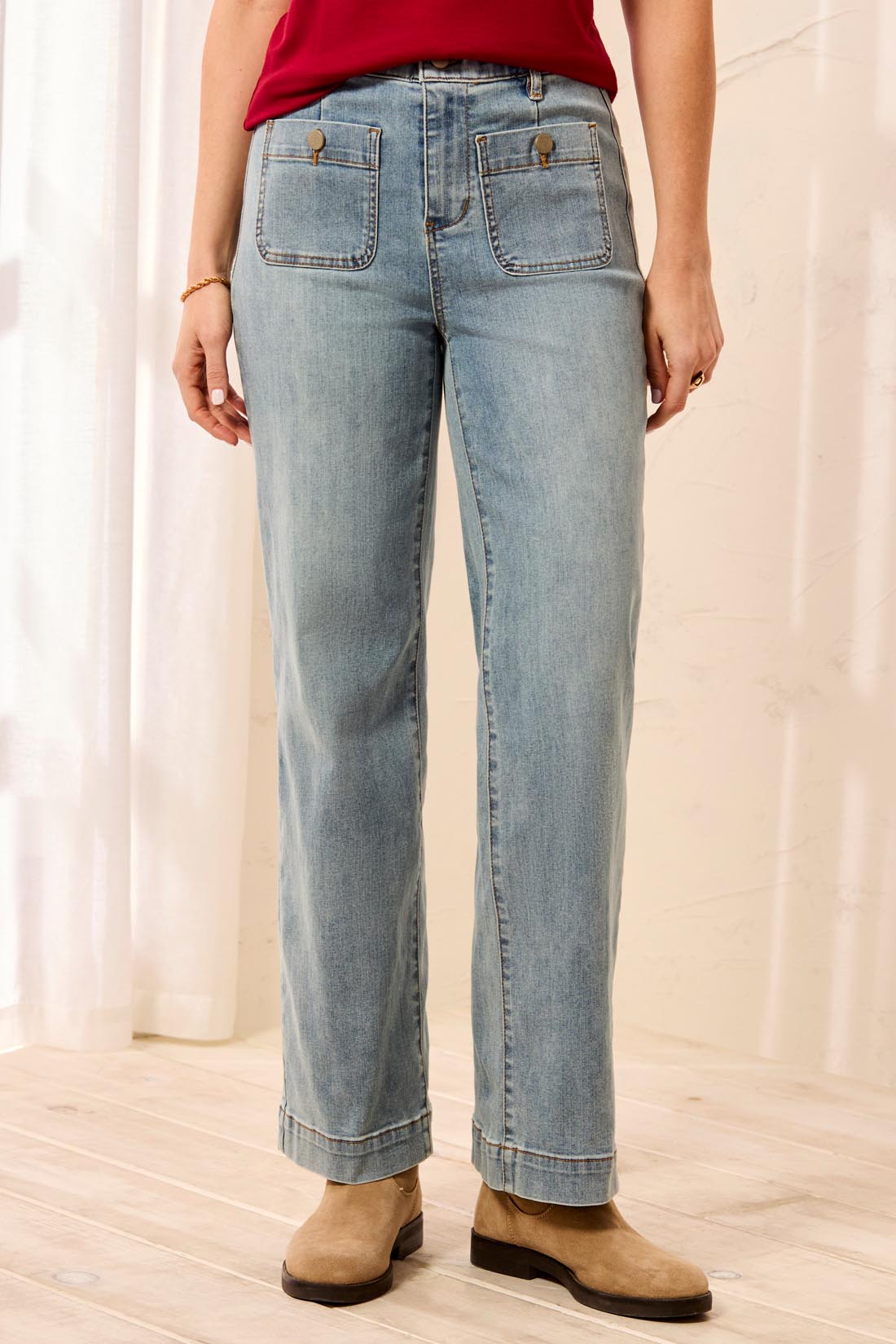 Tribal Sophia Curvy Straight Leg Ankle Jen