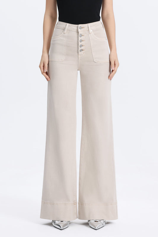 Bayeas New York Button Fly Jean