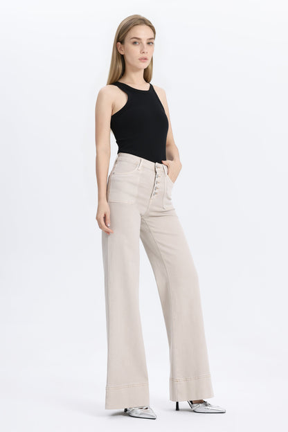 Bayeas New York Button Fly Jean