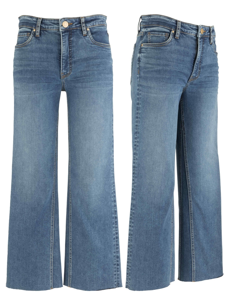Kut from the Kloth Kelsey High Rise Ankle Flare-Leader