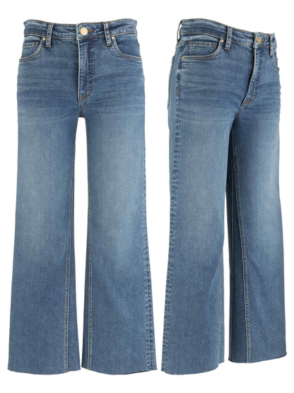 Kut from the Kloth Kelsey High Rise Ankle Flare-Leader