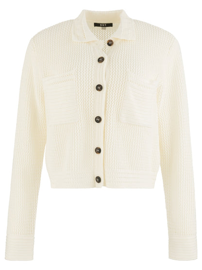 Kut from the Kloth Elena Button Front Sweater Jacket