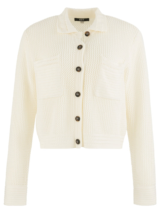 Kut from the Kloth Elena Button Front Sweater Jacket