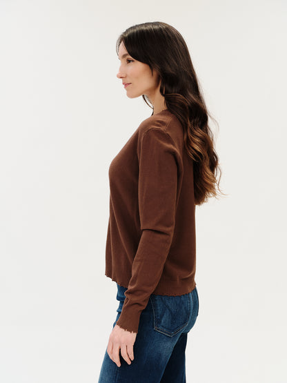 Six Fifty Marcella Frayed Cardigan