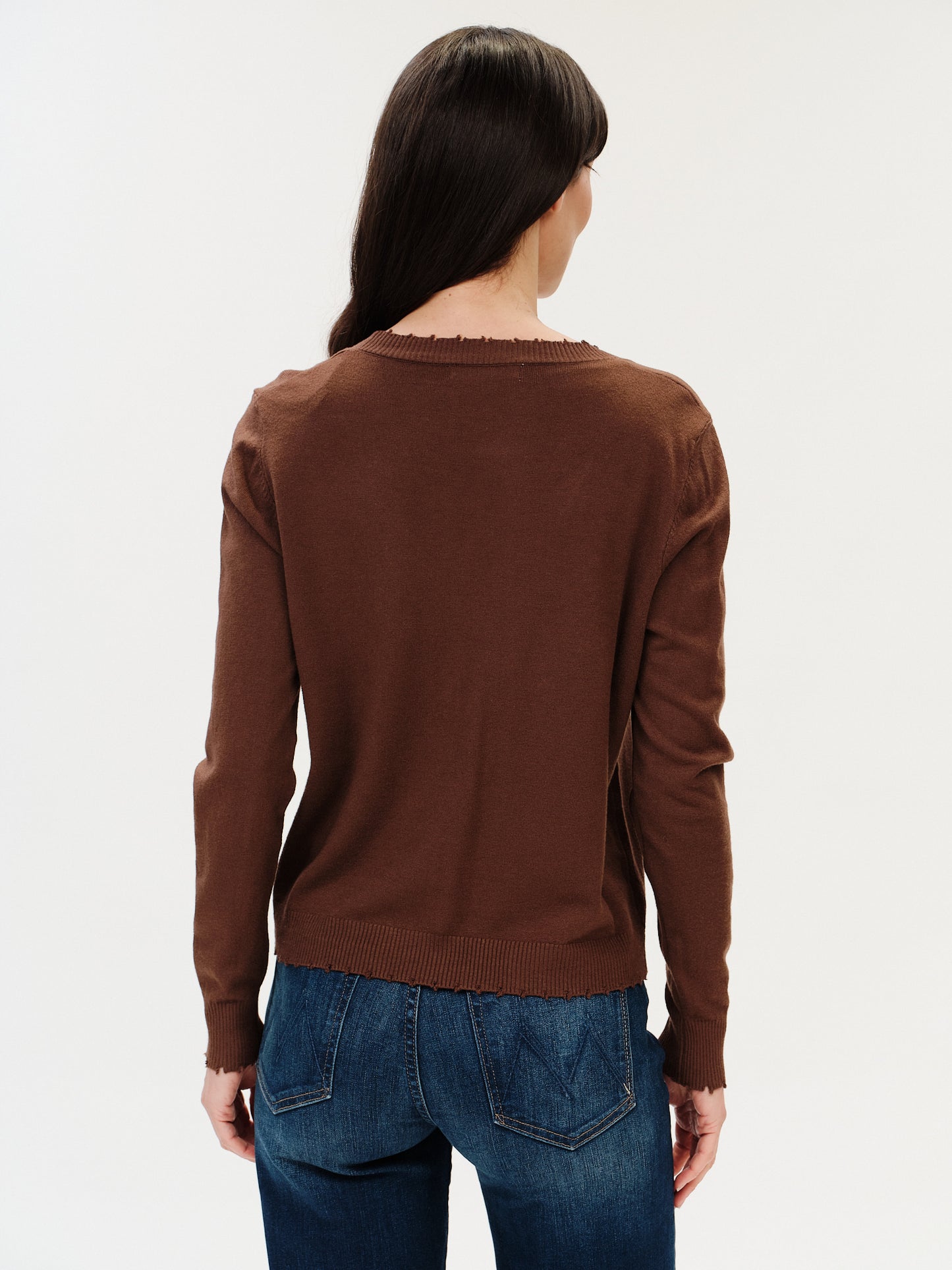 Six Fifty Marcella Frayed Cardigan