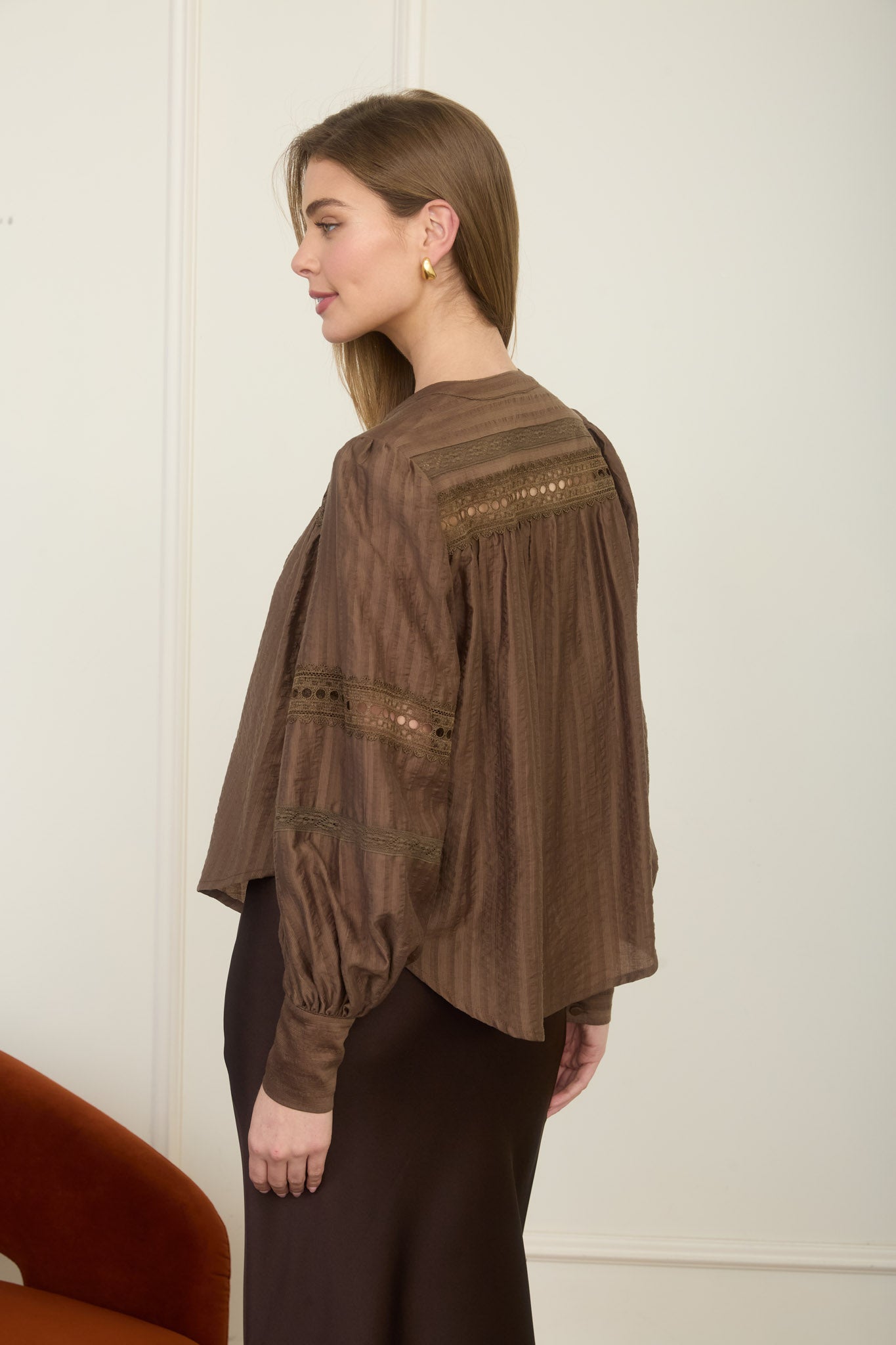 Zoe & Claire Lace Detail Top