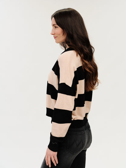 Six Fifty Kate Stripe Collar Sweater