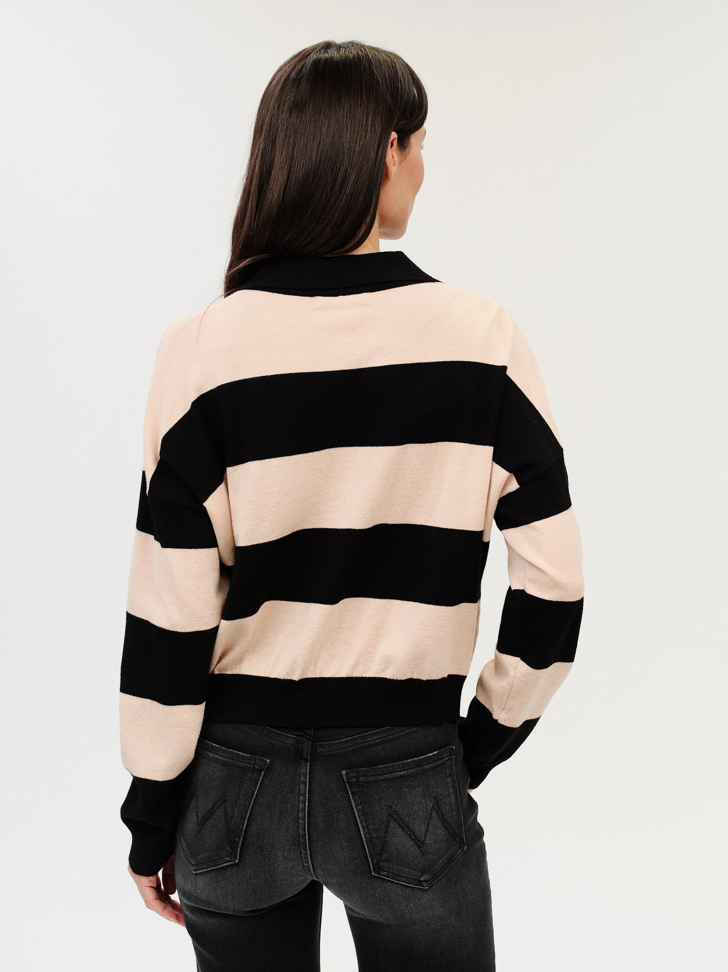 Six Fifty Kate Stripe Collar Sweater