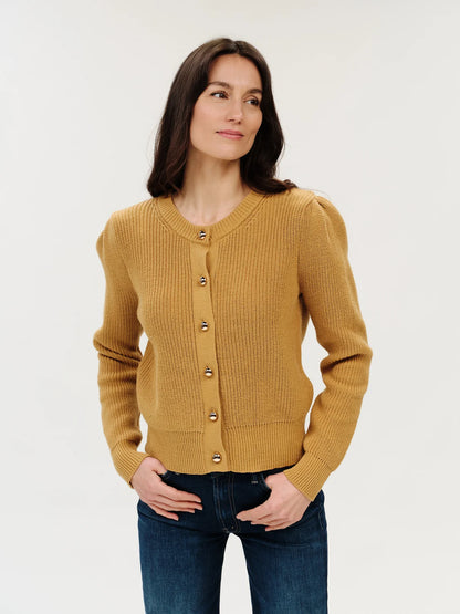 Six Fifty Fia Puff Shoulder Cardigan