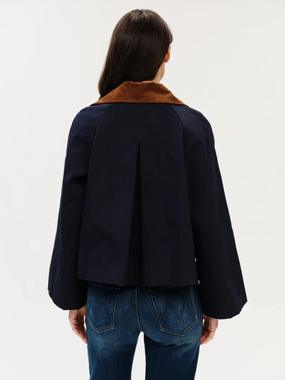 Six Fifty Candice Corduroy Collar Canvas Jacket