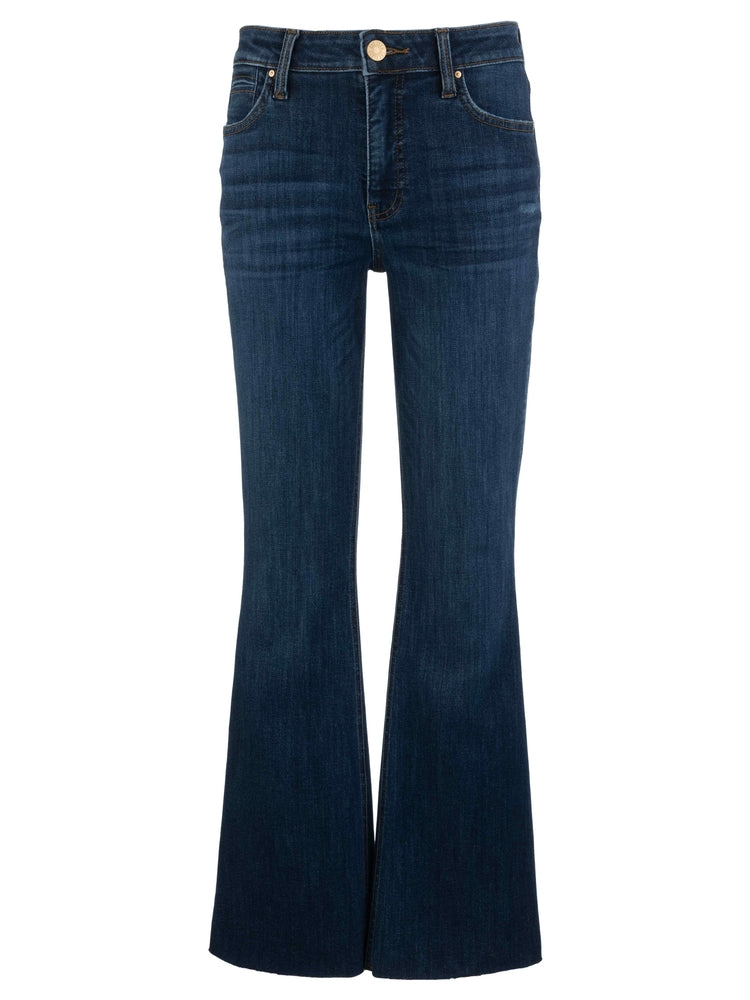 Kut from the Kloth Stella High Rise Flare Raw Hem