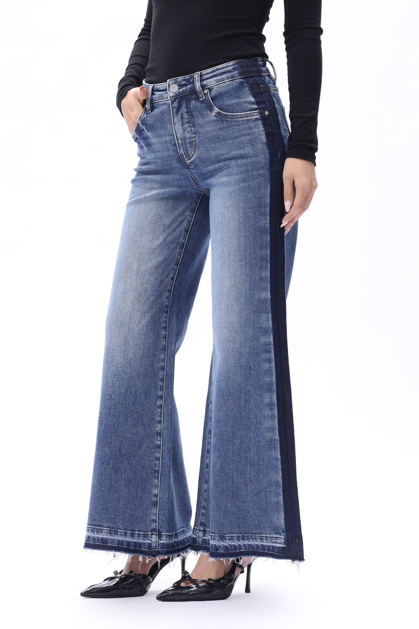 Bayeas New York Mid Rise Jean