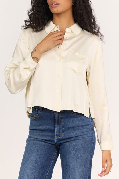 Dear John Maribel Relaxed Fit Bubble Hem Blouse