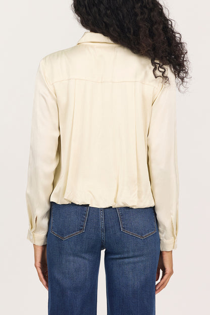 Dear John Maribel Relaxed Fit Bubble Hem Blouse