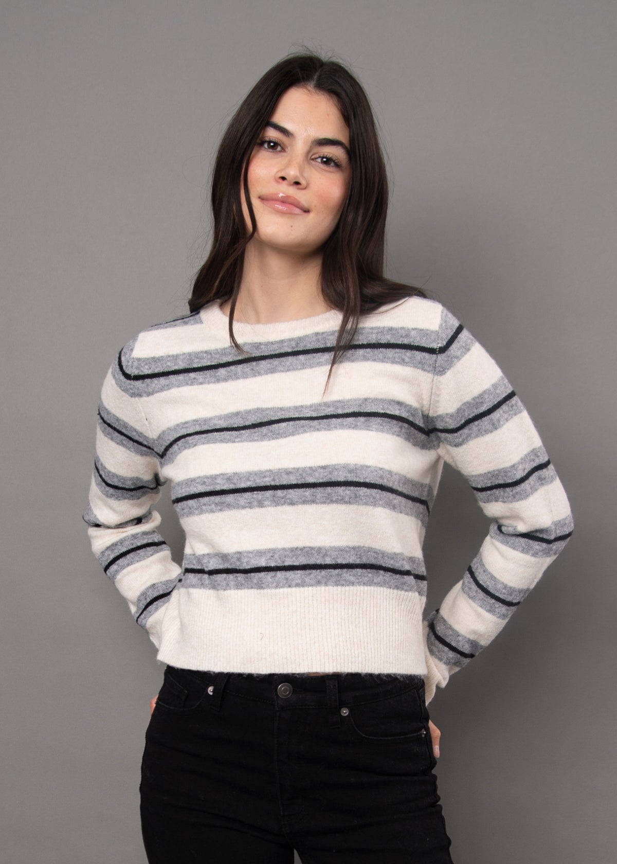 RD Style Kaya Crew Neck W/ Scarf
