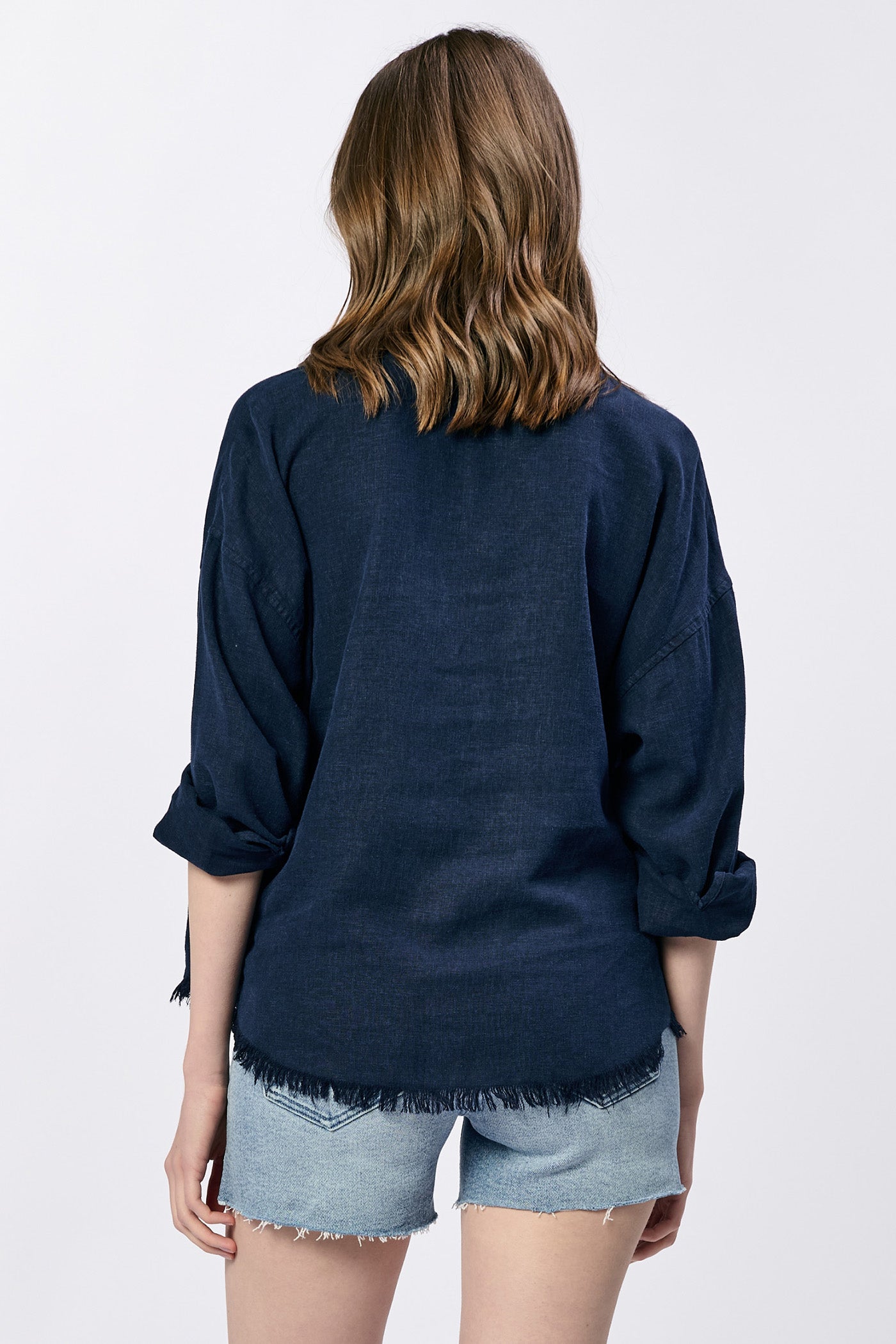 Dear John Adrianna Button Up L/S Boxy Shirt