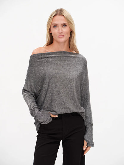 Six Fifty Lurex Anywhere Top