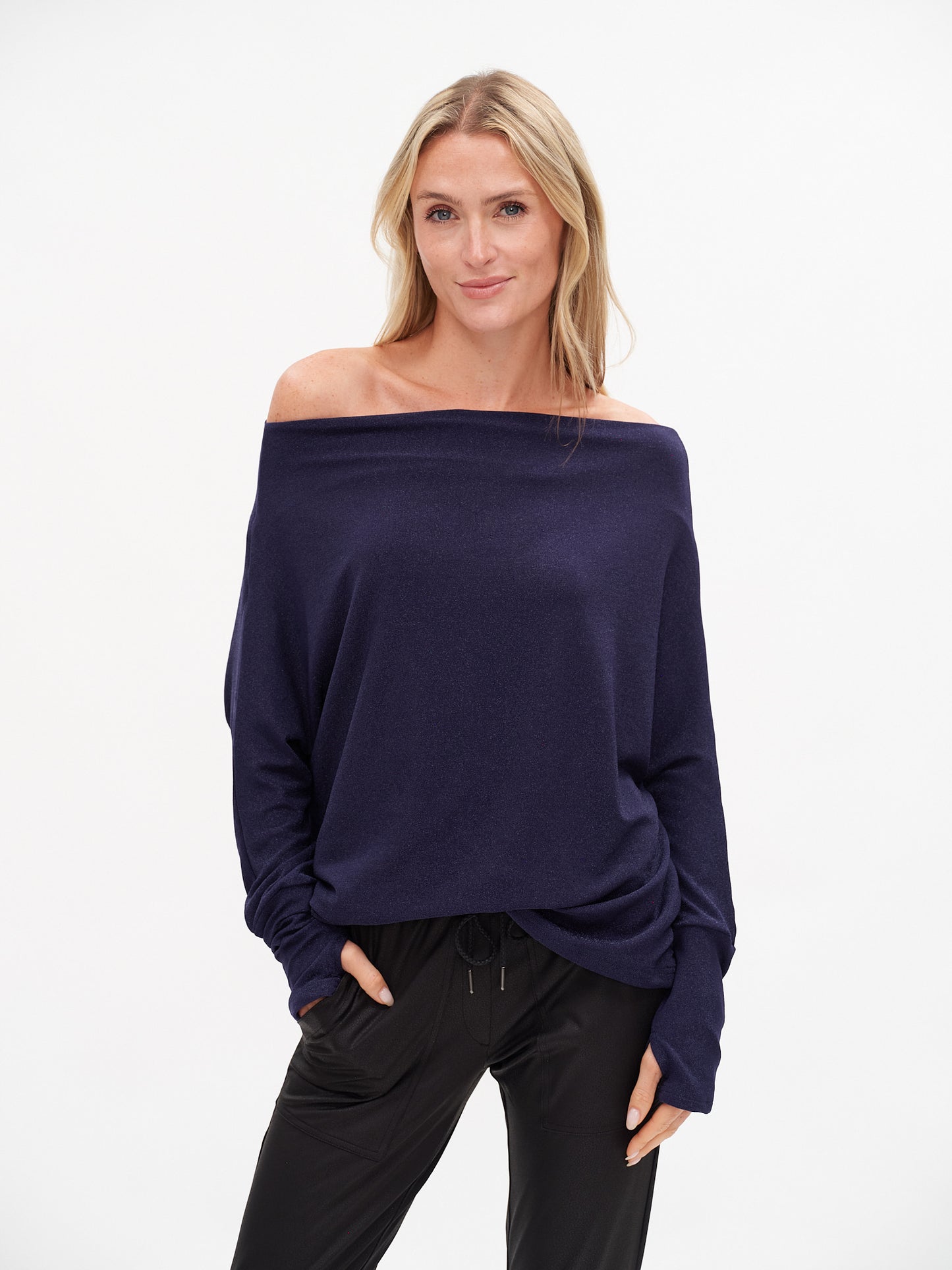 Six Fifty Lurex Anywhere Top