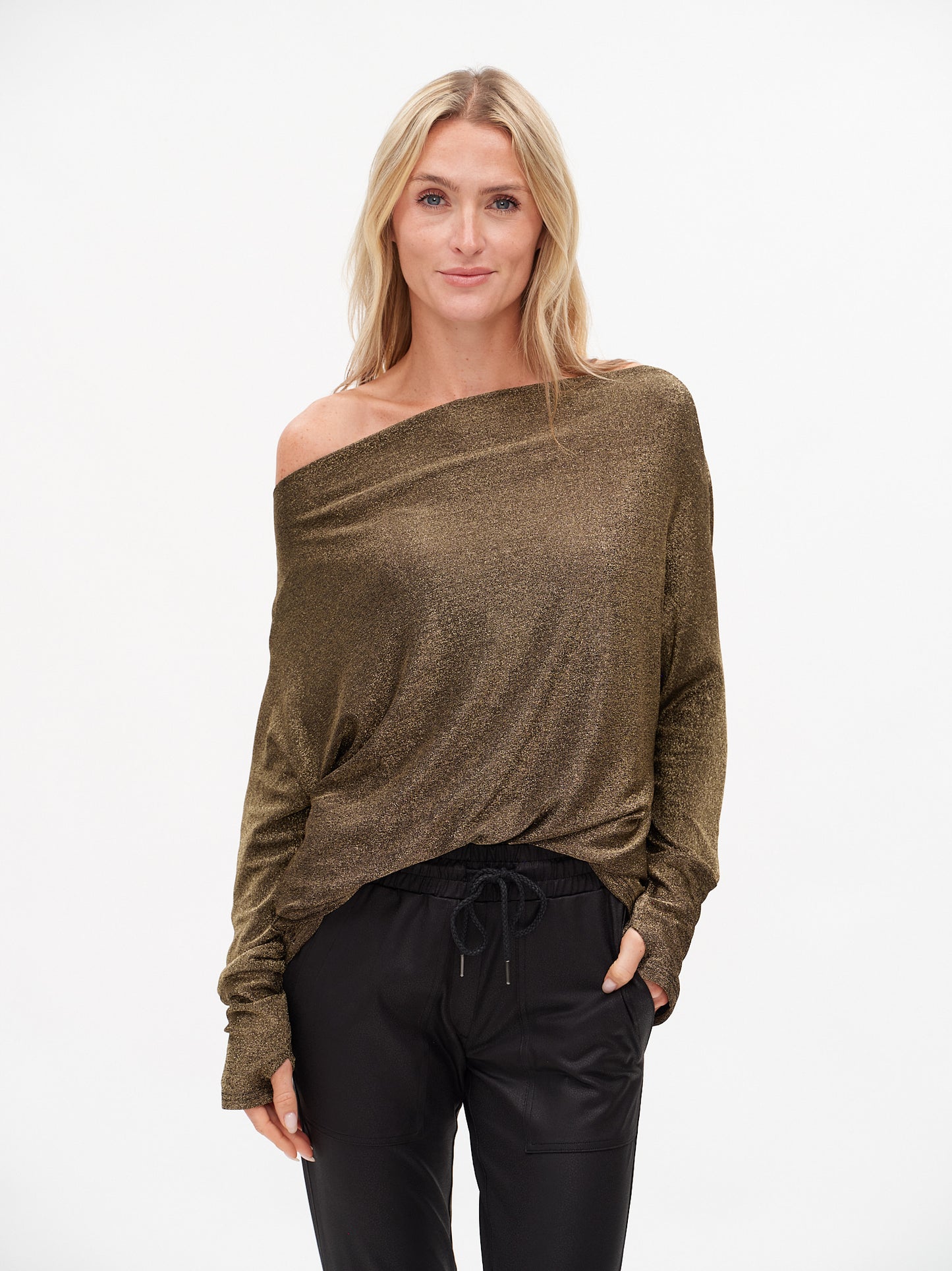 Six Fifty Lurex Anywhere Top