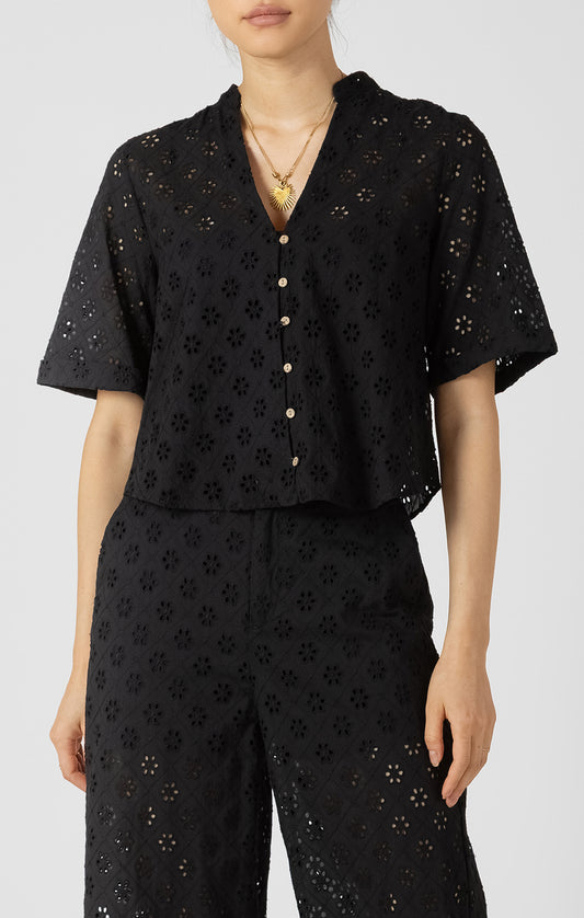 Dex Cutwork Embroidered Blouse