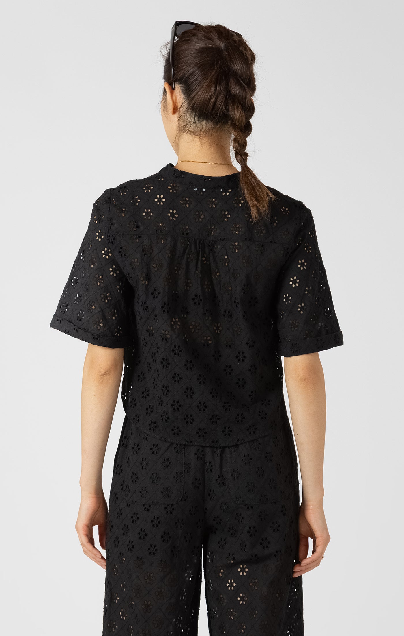 Dex Cutwork Embroidered Blouse