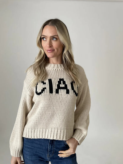 Six Fifty "Ciao" Graphic Sweater