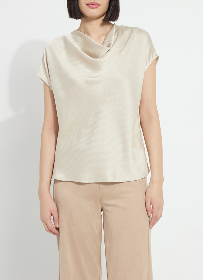 Lysse Yasmin Drape Neck Blouse