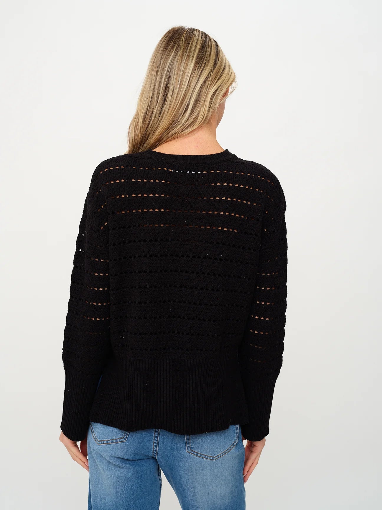 Six Fifty Jaden Crochet Crew Neck