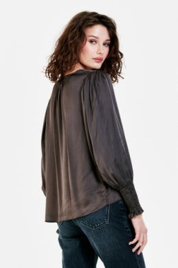 Dear John Ruched Detail Relaxed Fit Top