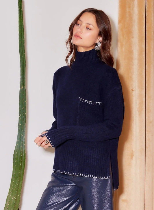 Fifteen Twenty Sylvie Edge Stitch Sweater
