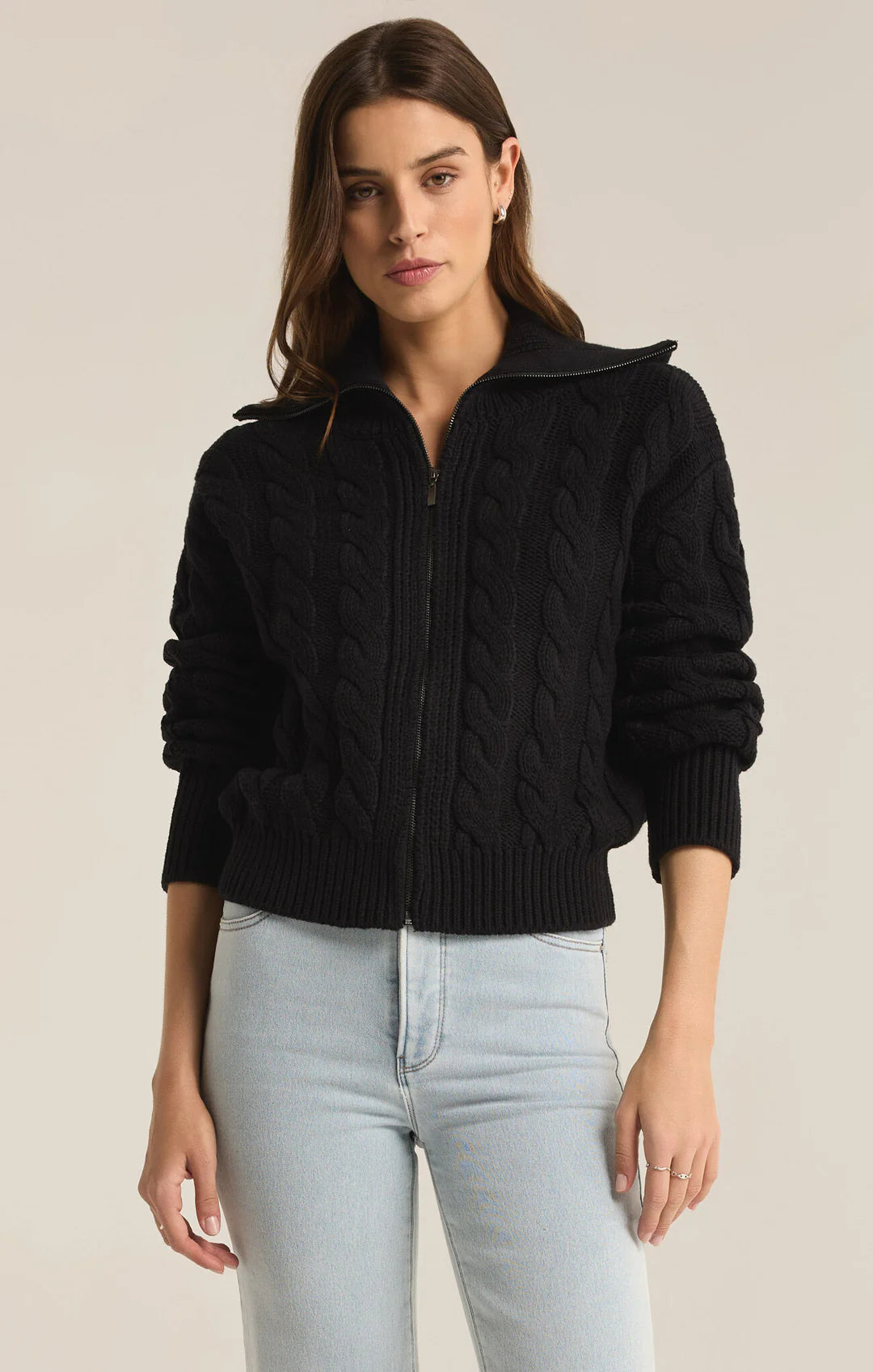 Z Supply Cable Knit Cardigan